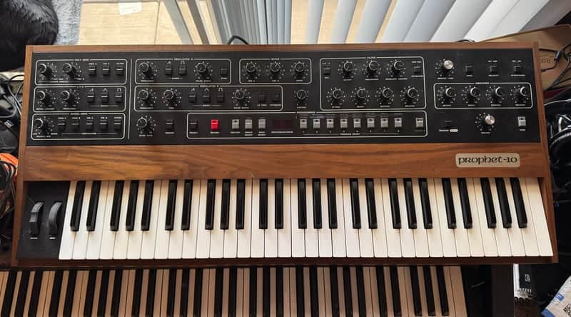 Sequential Prophet-10 61-Key 10-Voice Polyphonic Synthesizer 2020 - Present - Black with Wood Sides