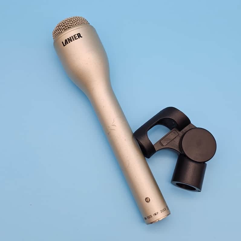 ☆Vintage 1980s Lanier DM-1525 (635A Clone) Omnidirectional Moving Coil Dynamic Microphone - Electro-Voice Audio-Technica AT802