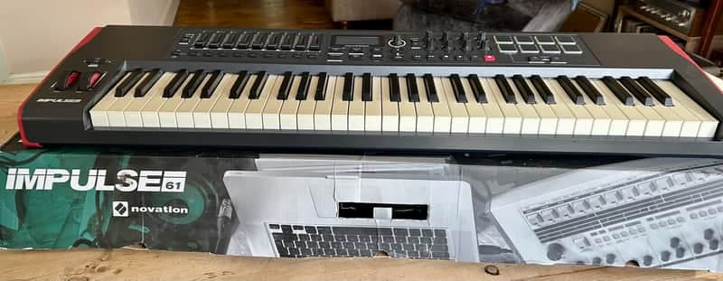 Novation Impulse 61 MIDI Keyboard Controller 2011 - Present - Gray