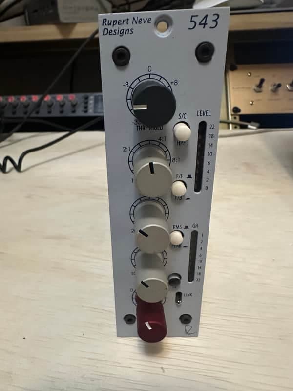 Rupert Neve Designs 543 500 Series Compressor / Limiter Module 2012 - Present - White