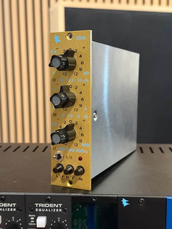API 550A 500 Series EQ in Gold