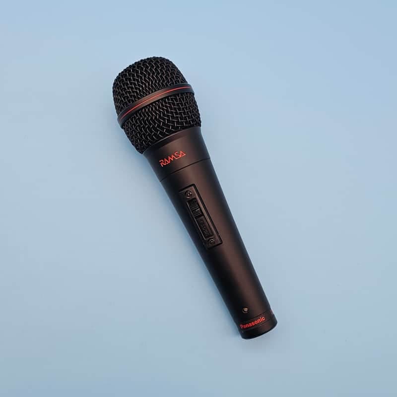☆Vintage 1990s Ramsa (Panasonic) D65 Dynamic Microphone - Shure SM58/SM57 Alternative