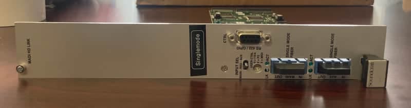 Soundcraft Vi3000 SINGLE MODE OPTICAL Vi Series Madi HD Link Optical Option Card 2010's - Beige for STAGE BOX