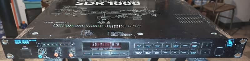 Ibanez SDR 1000 Stereo Digital Reverb (Sony mu r201) 1986 made in Japan