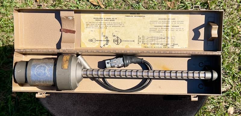 Electro-Voice 642 Cardiline Dynamic Shotgun Microphone 1960s - Nickel