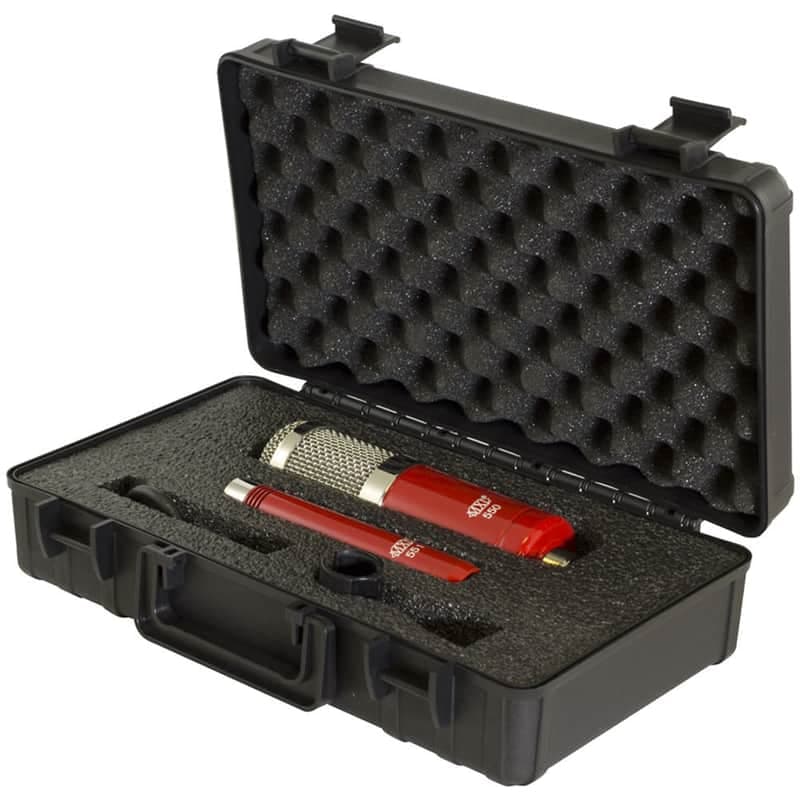 MXL 550/551R Ensemble Condenser Mic Recording Kit 2010s - Red/Chrome