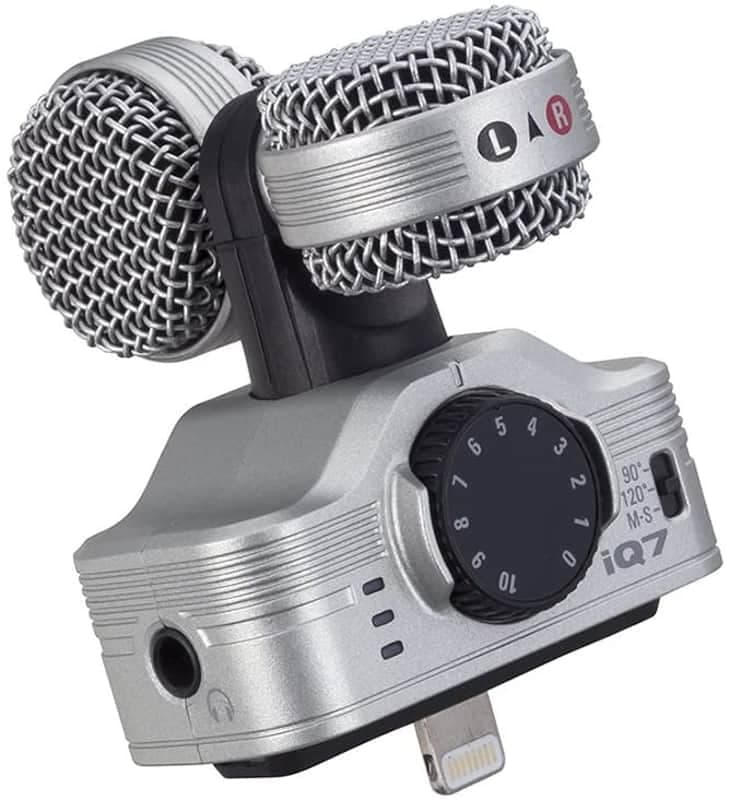 ZOOM iQ7 MS Stereo Microphone for iPhone/iPad/iPod touch