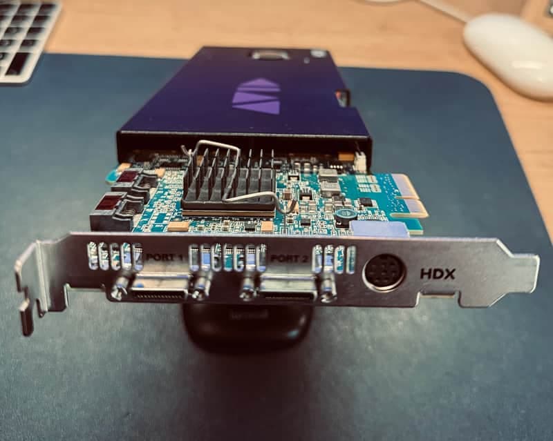 Avid Pro Tools HDX PCIe Card — Mint, Original Anti-Static Bag + HDX TDM Cable Included, Taken from Live Studio Rig