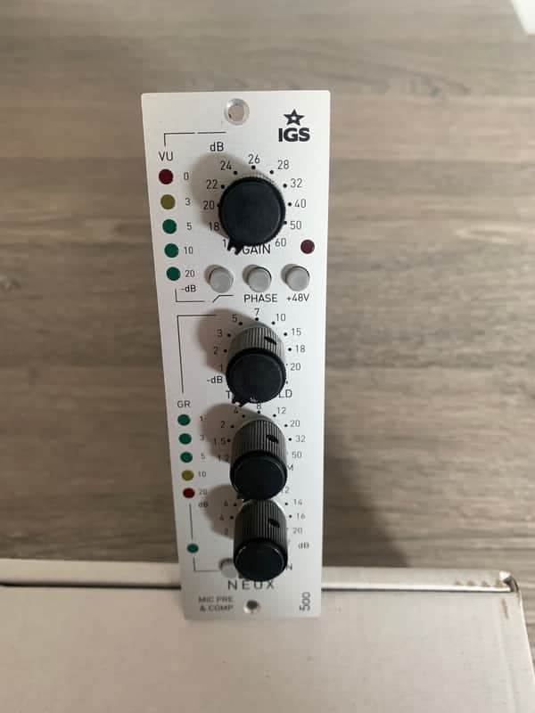 IGS Audio NEOX 500 Series Mic Pre Compressor 2024 - Silver