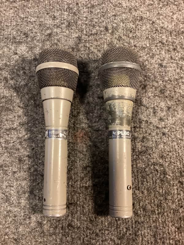 Electro-Voice PL80 PAIR vintage recording and live mics