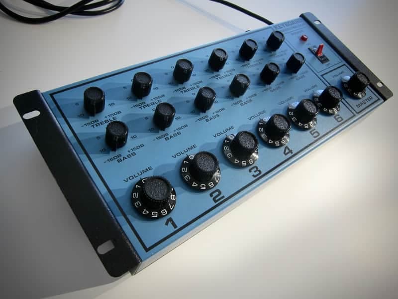 Tapco Keyboard Mixer 100 Preamp Circa-1970s- Blue & Black