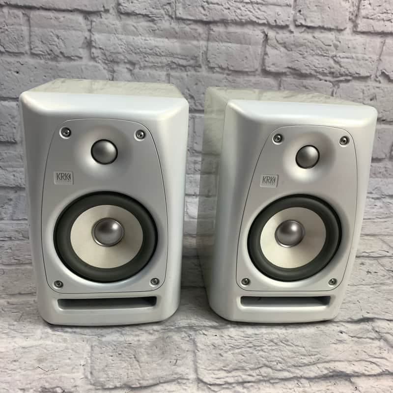 KRK Rokit 5 - Special limited edition silver and white