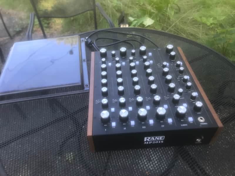 Rane MP2015 DJ mixer - black, silver, wood