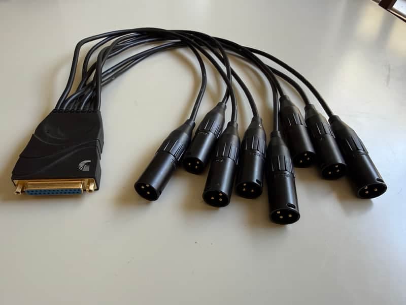D'Addario DB25 XLR Breakout cable 2018