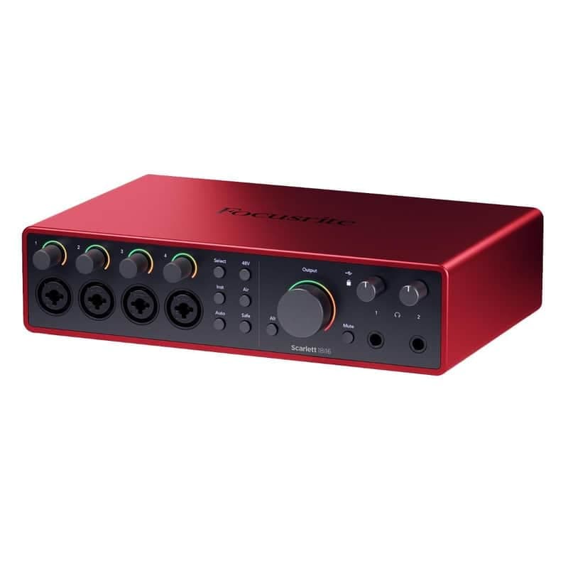 Focusrite Scarlett 18i16 4th Gen 18-in 16-out USB Audio Recording Interface - Open Box Mint