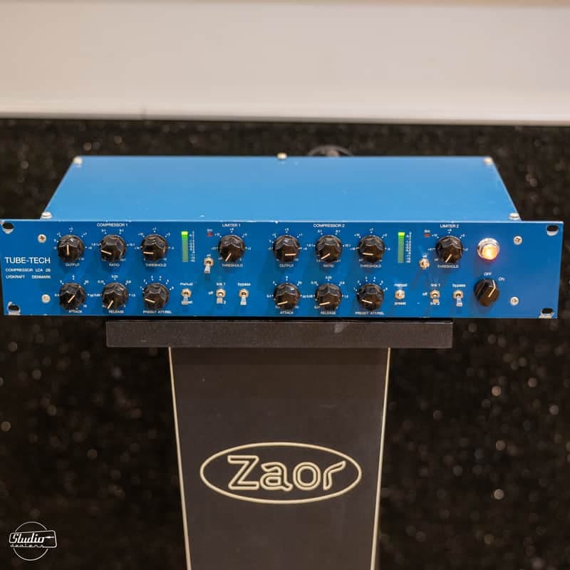 Tube-Tech LCA 2B Dual Channel Tube VCA Compressor / Limiter 2010s - Blue