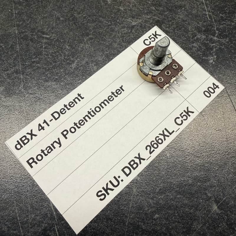 ORIGINAL dbx 41-Detent C5K Rotary Pot (40-2130) for 266XL, 1066, and others