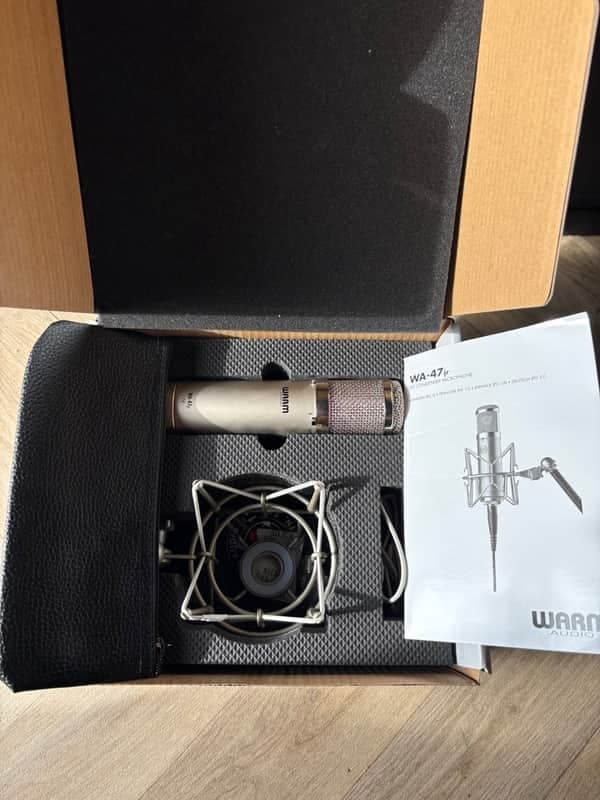 Warm Audio WA-47jr Large Diaphragm Multipattern FET Condenser Microphone 2018 - Present - Nickel