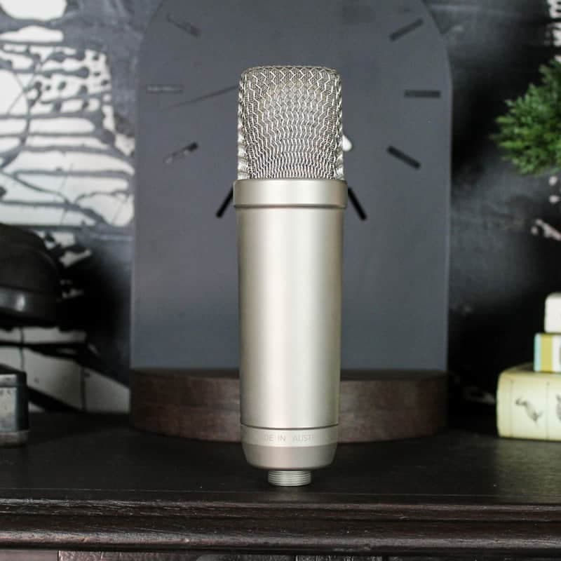 Preowned Rode NT1-A Condenser Microphone w/ Box, Shock Mount, & Pop Shield