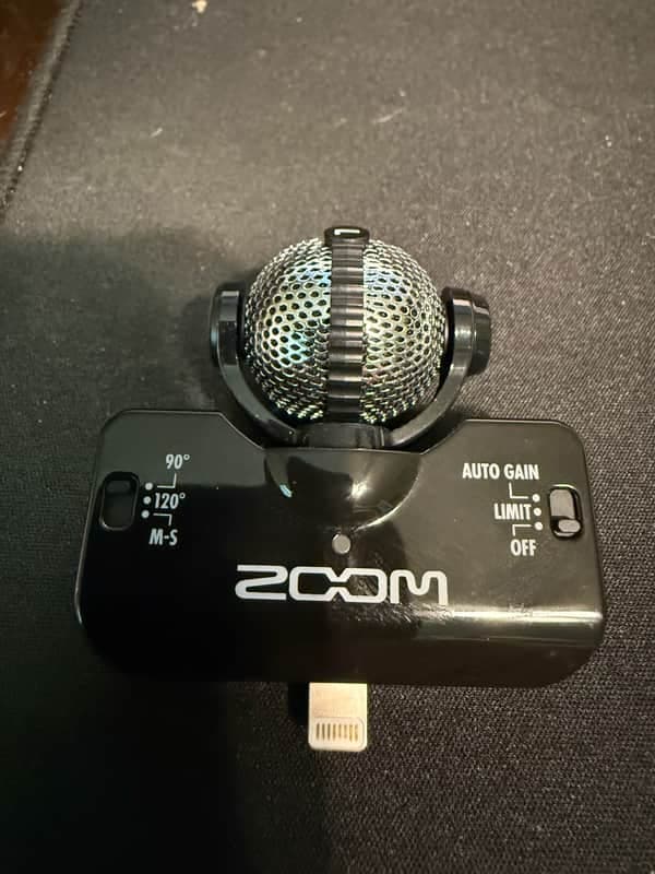 Zoom iQ5 Stereo Lightning Microphone 2010s - Black