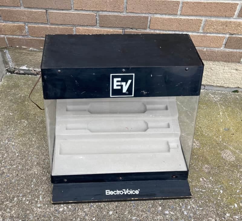 Vintage Electro-Voice Microphone Display Case