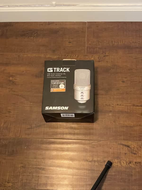 Samson G-Track USB Condenser Mic with Audio Interface 2010s - Silver