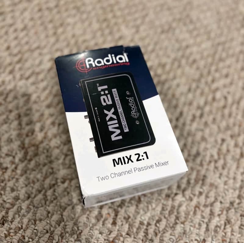 Radial Mix 2:1 Passive Stereo Summing Mixer 2010s - Blue