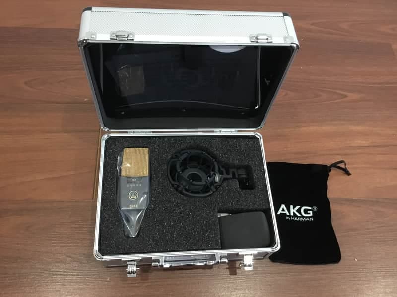 AKG C414 XLII Large Diaphragm Multipattern Condenser Microphone - Black
