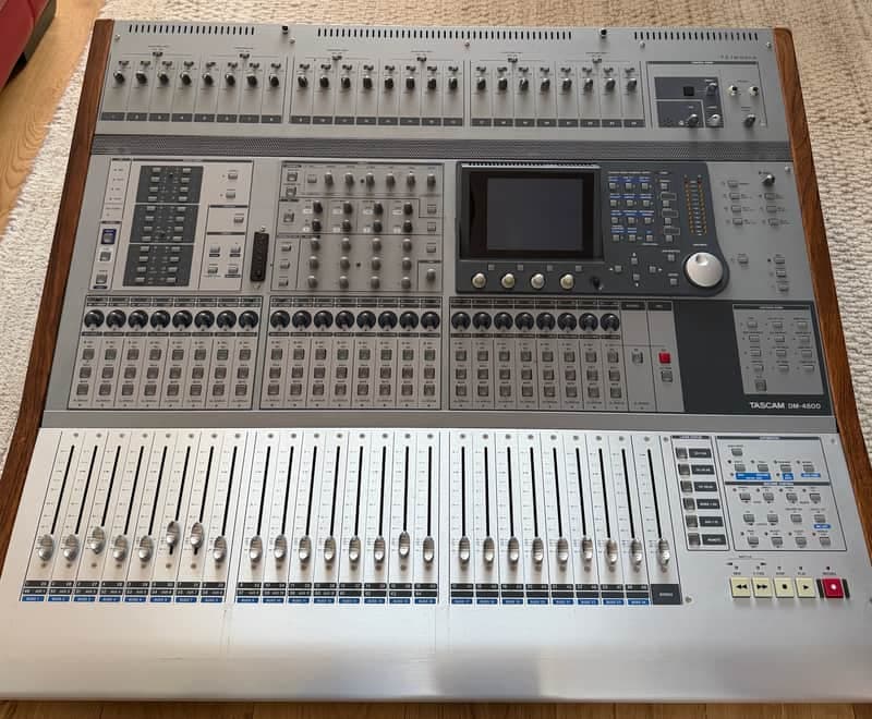 Tascam DM-4800 Digital Mixing Console + MU-1000 Meter Bridge + 4 Expansion Cards