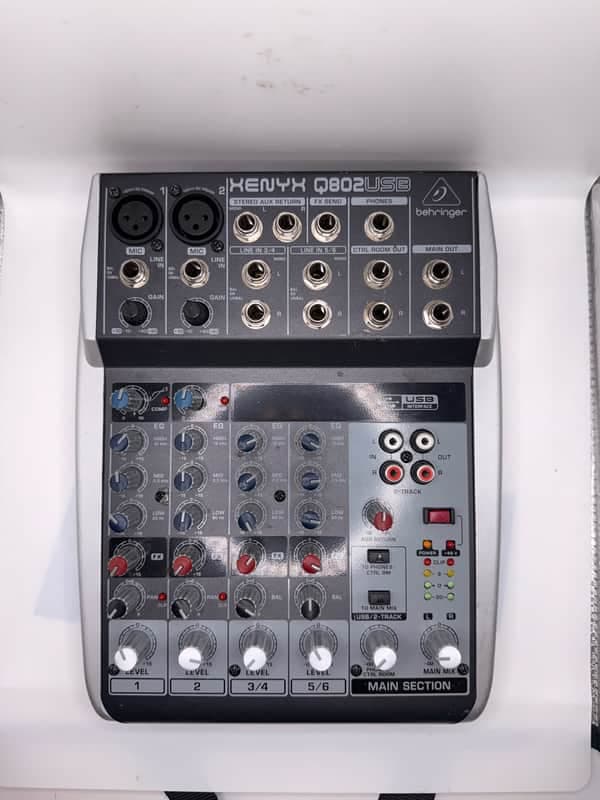 Behringer 802 8-Input 2-Bus Mixer XENYX EQ 2016 - Present - Standard