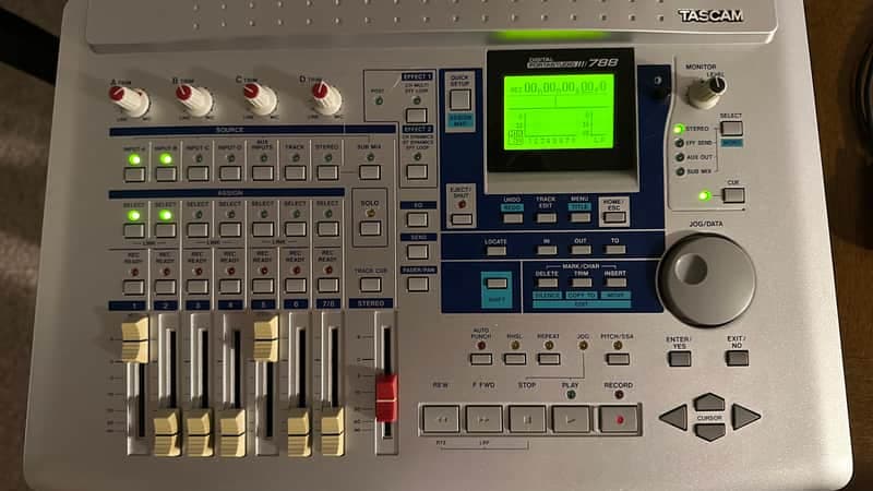 TASCAM Digital Portastudio 788 8-Track Digital Recorder 2000s - Silver