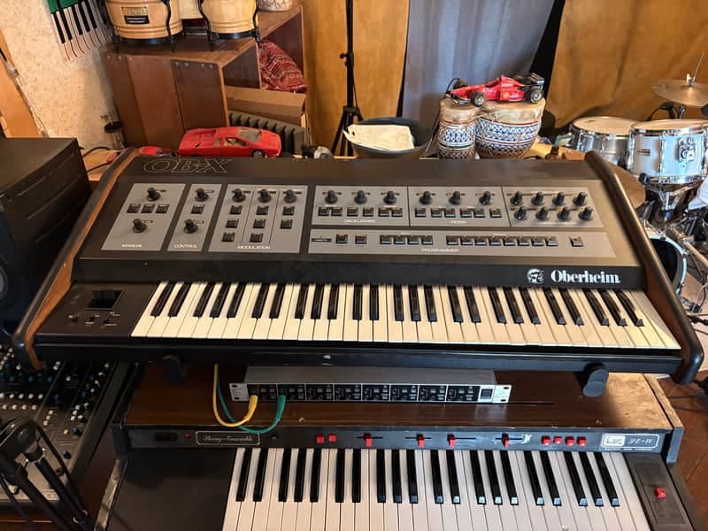 Oberheim OB-X 61-Key 8-Voice Synthesizer 1979 - Black