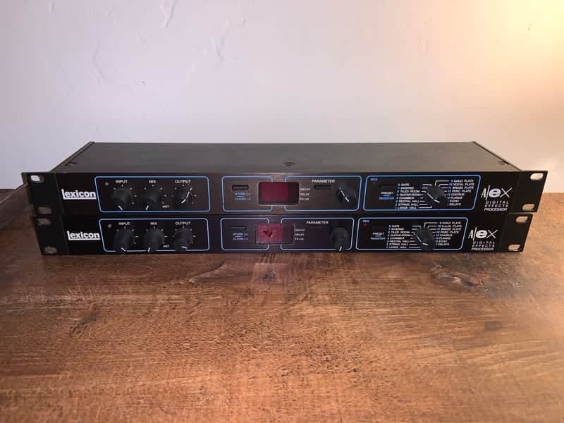 Pair of Lexicon Alex Reverbs Modified by Jim Williams