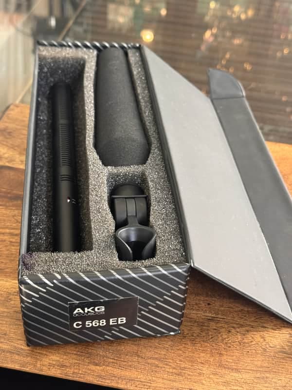AKG AKG C 568 EB shotgun microphone never used