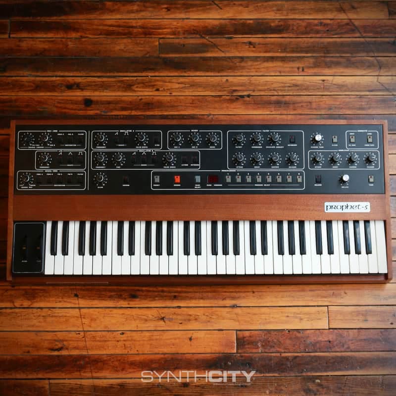 Sequential Prophet 5 Rev3 61-Key 5-Voice Polyphonic Synthesizer w/ MIDI Kit