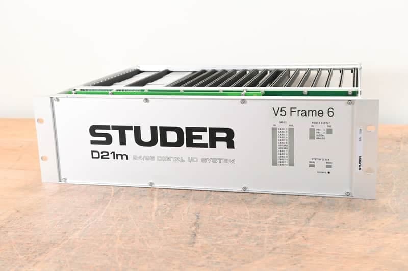 Studer D21m Modular I/O System with Madi HD Link Card CG01BZ5