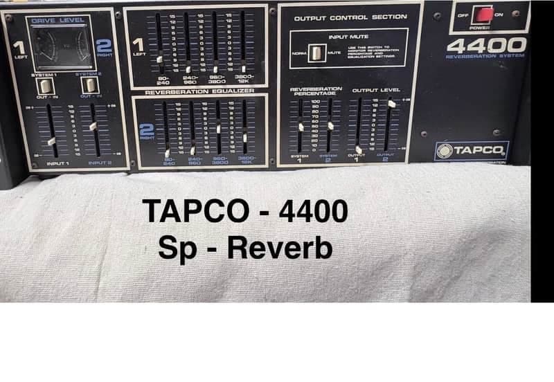 Tapco 4400 Reverberation System Late 1970s - Black
