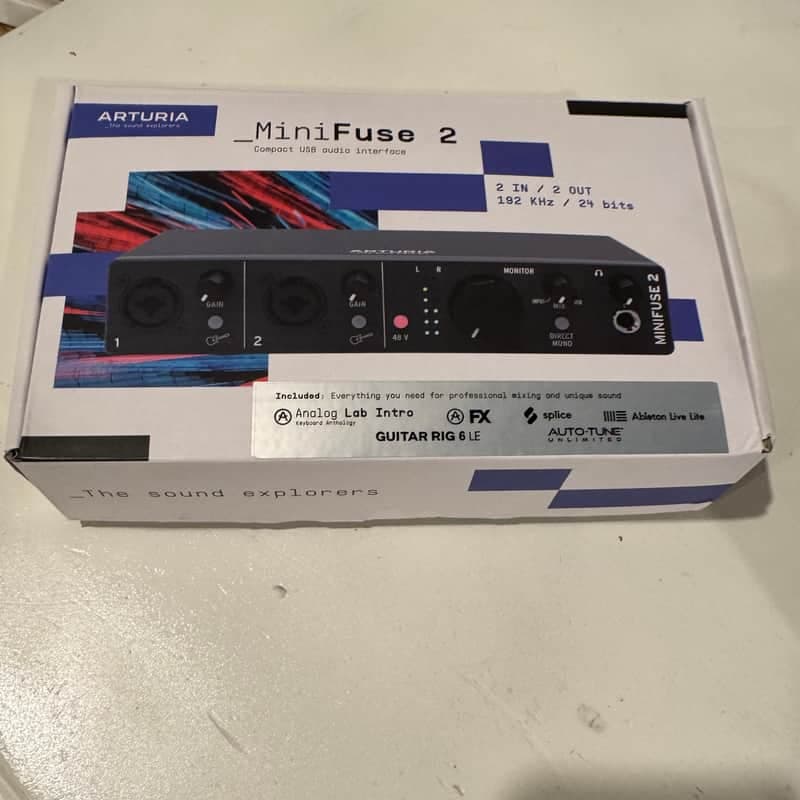 Arturia MiniFuse 2 USB-C Audio Interface 2021 - Present - Black