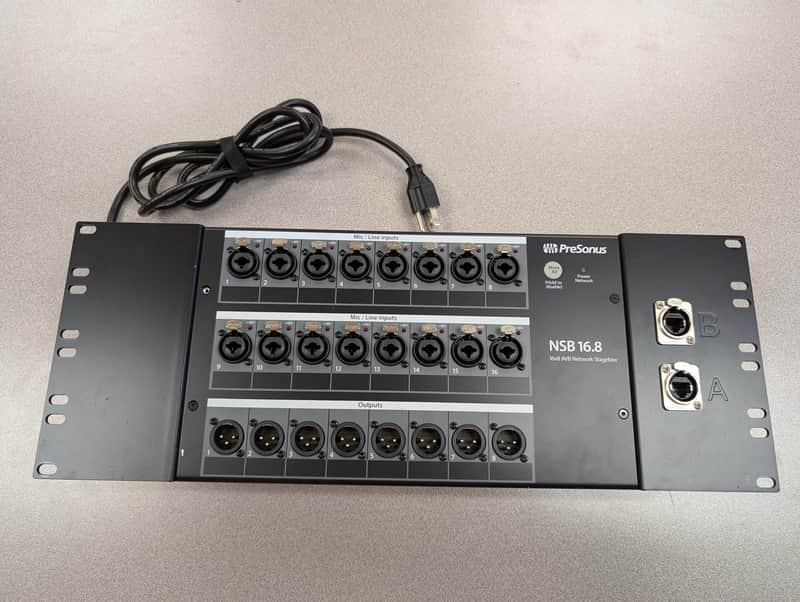 PreSonus NSB 16.8 16x8 AVB Network Stagebox 2018 - Present - Black