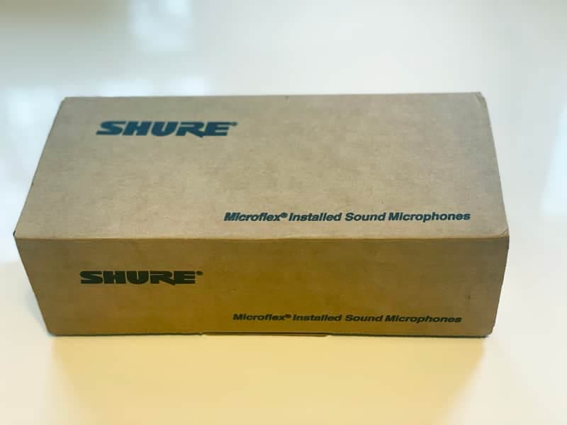 Shure MX184 Microflex Supercardioid Condenser Lavalier Mic - Black