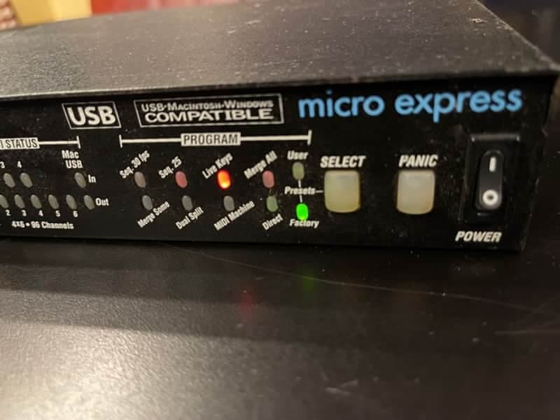 MOTU MICRO EXPRESS USB AUDIO INTERFACE