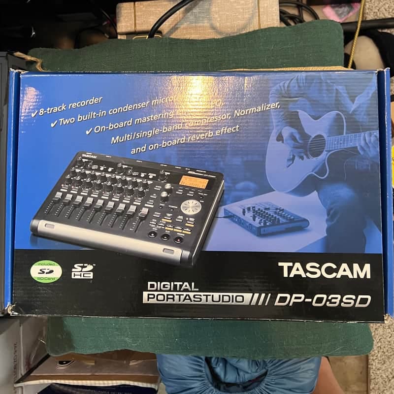 TASCAM DP-03SD 8-track Digital Portastudio 2017 - Present - Black