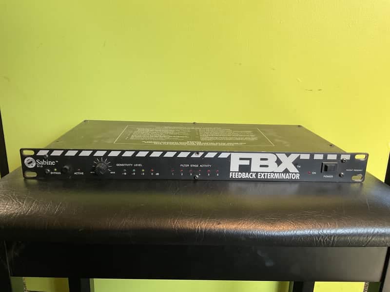 Sabine R1.0 FBX Feedback Exterminator Rack Effects Unit