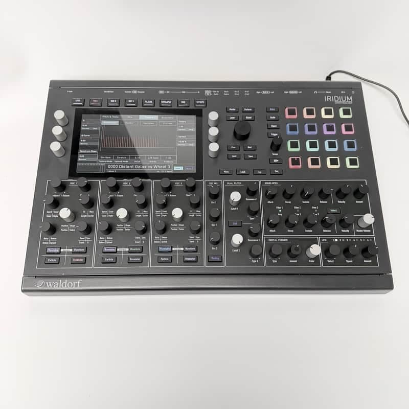 Waldorf Iridium Desktop Synthesizer Owned By Puscifer