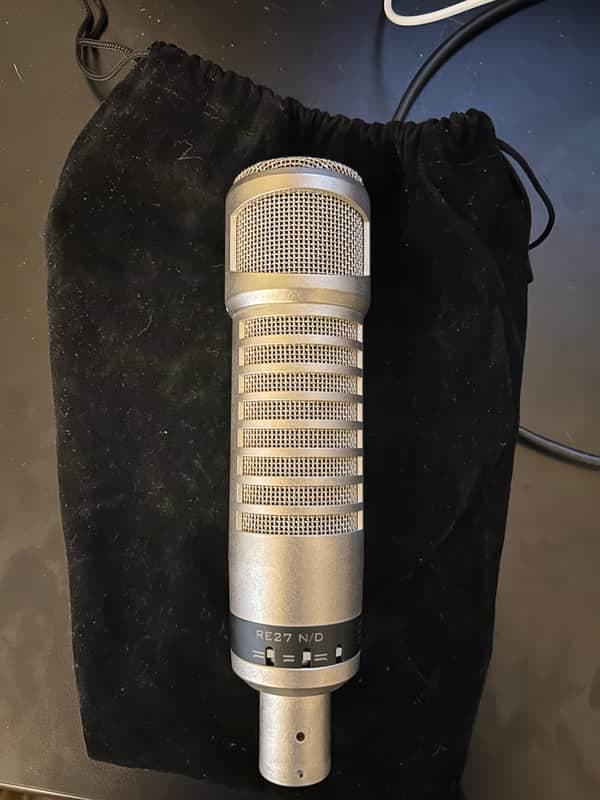 Electro-Voice RE27N/D Cardioid Dynamic Microphone with Neodymium Element 1980 - Present - Satin Nickel