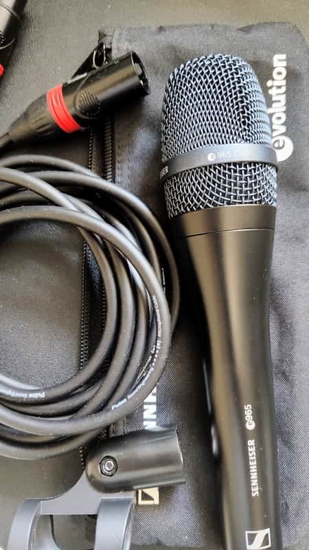 Sennheiser e965 Multipattern Handheld Condenser Microphone 2008 - Present - Black