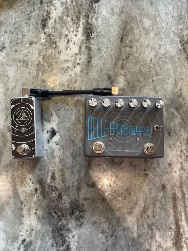 Catalinbread Belle Epoch Deluxe CB3 Dual Tape Echo Emulation 2010s - Gray w/ Footswitch