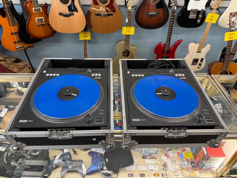 Rane Twelve MKI DJ Turntable Controller PAIR in ROADCASES 12