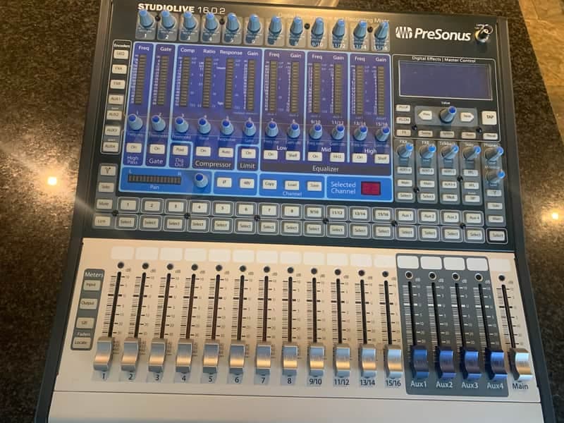 PreSonus StudioLive 16.0.2 USB 16-Channel Digital Mixer 2017 - Present - Blue/Silver
