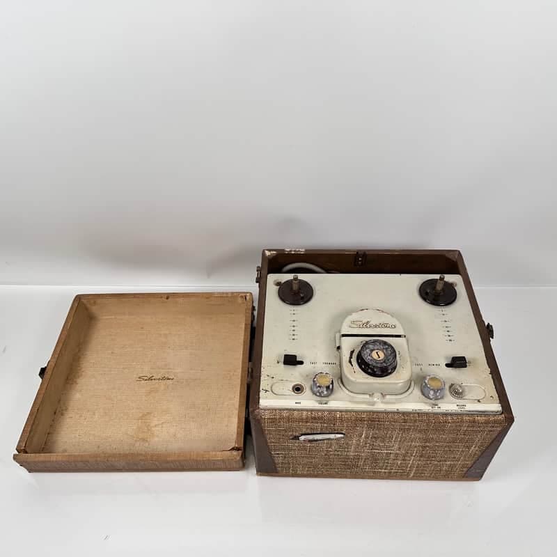 Vintage Silvertone Reel To Reel Portable Recorder 1960's